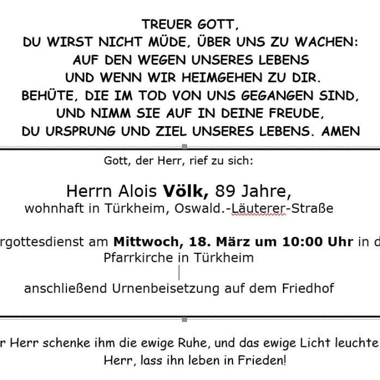 Aush. Alois Völk 18.3.