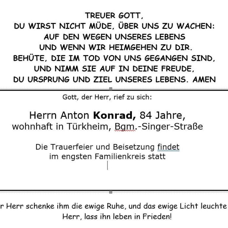 Aushang Anton Konrad neu