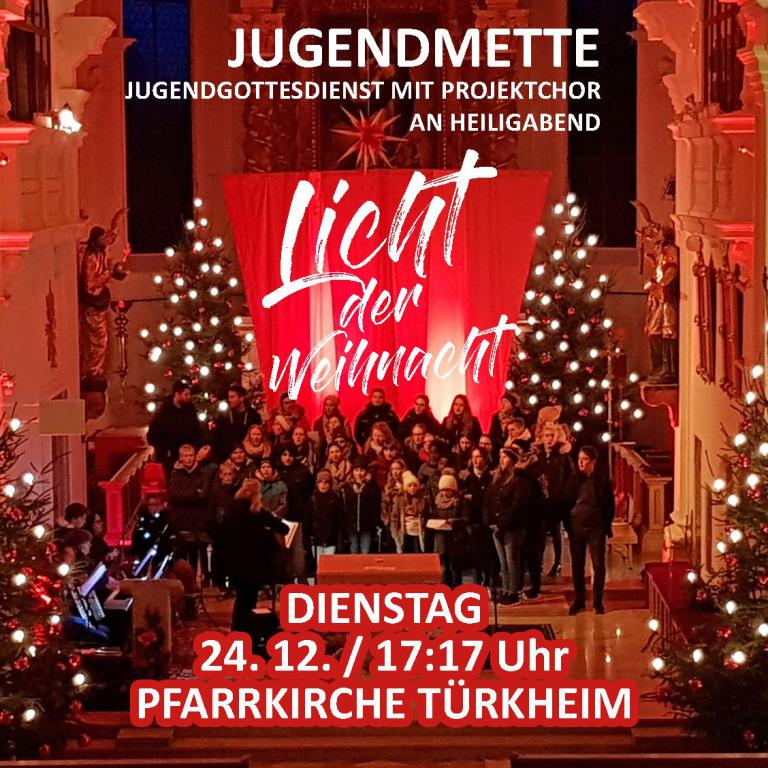 Werbung Jugendmette 2024